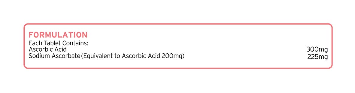 Ascorbic Acid supplement facts