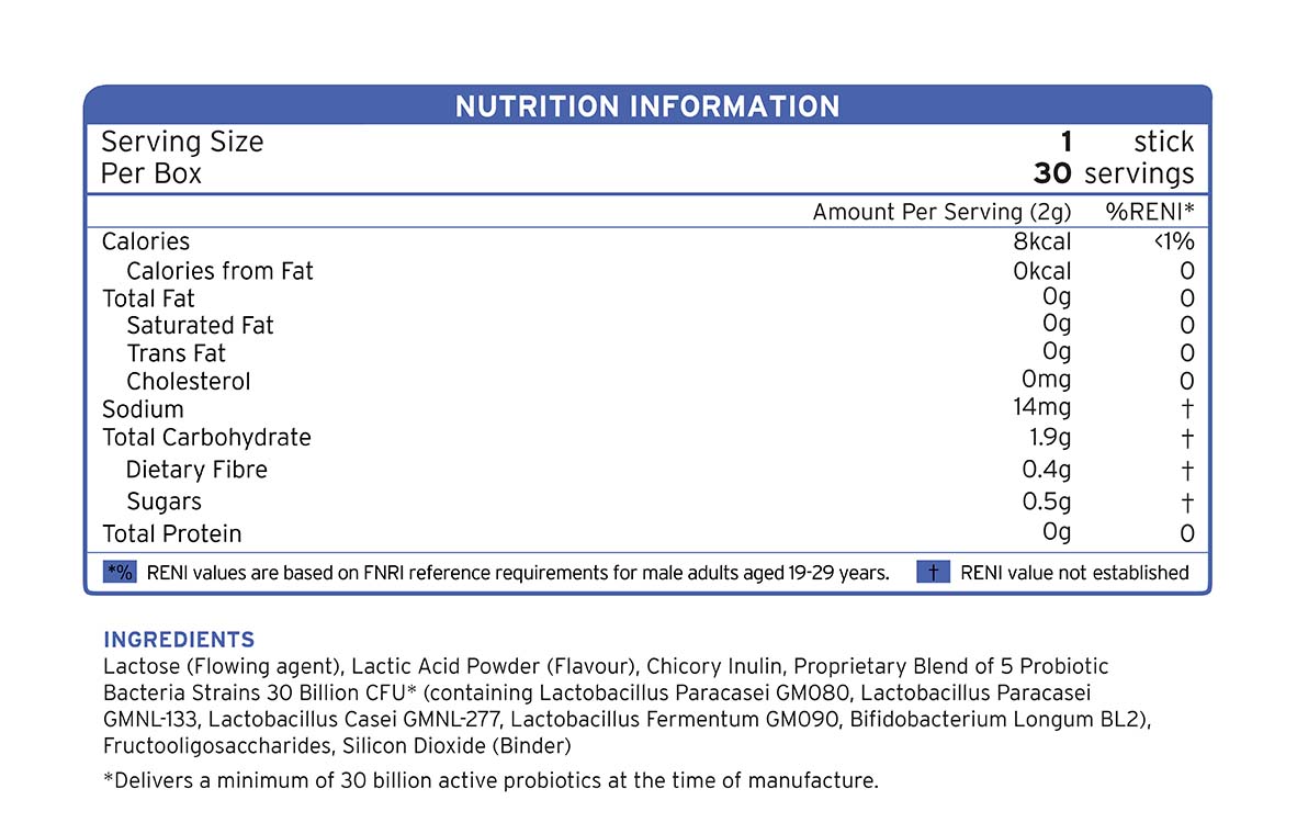 LB-30 supplement facts